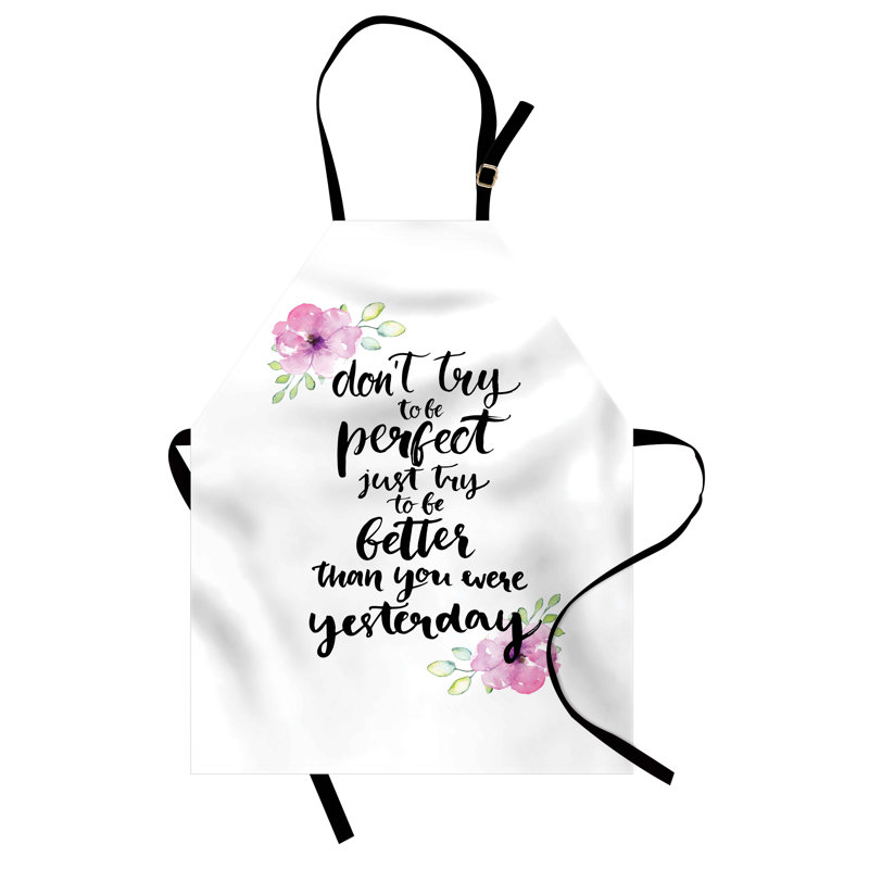 No Pattern Bib Apron