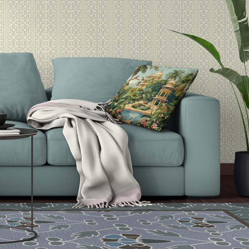 Coussin Sanctuary of the Divine, H 16 po x l 16 po