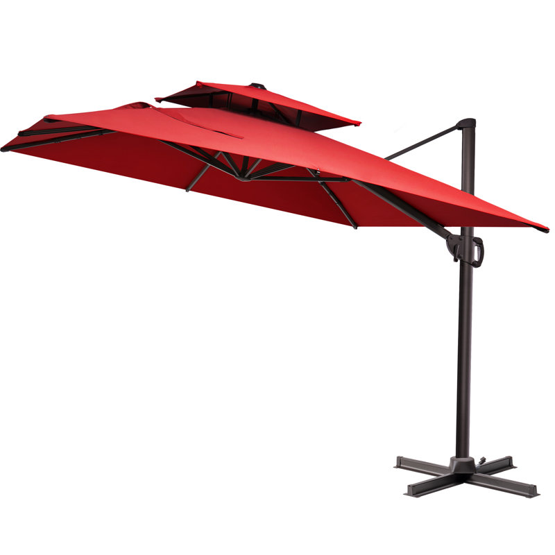 Parasol 9 pi x 11 pi sans support, Rouge
