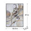 Peinture sur toile encadrée