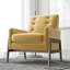 Fauteuil d'appoint capitonné moderne Mid-Century Lipsey-686338425