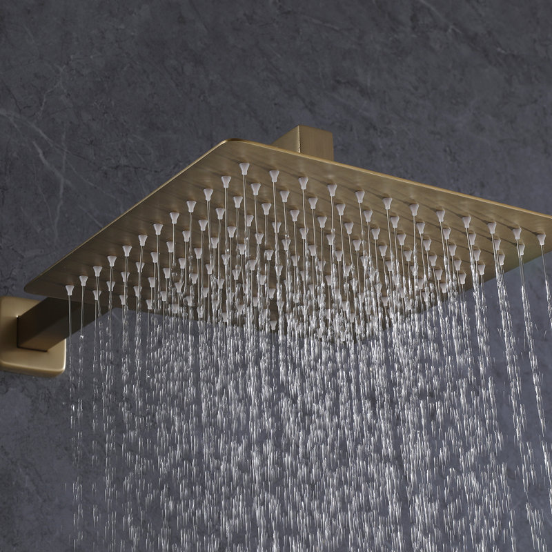 All-In-One Kit with Rough in-Valve, Brushed Gold