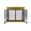 Porte vitrée de style armoire en or mat Chadwick-1877912609-1877872229