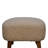 Solid Wood Boucle Cream Square Footstool