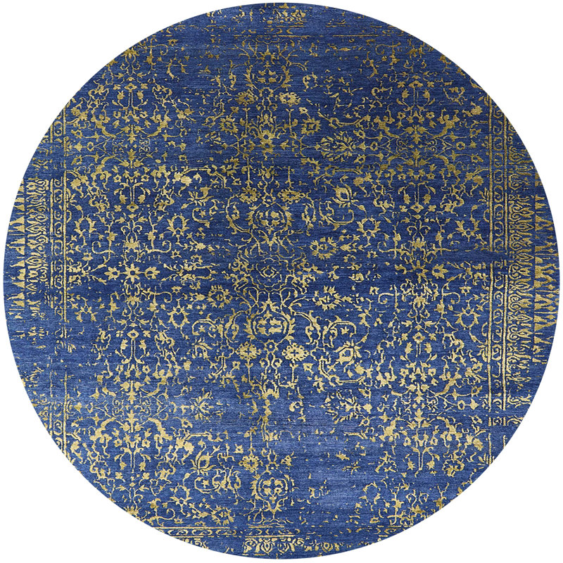 Oriental Indoor Rug, Round 5'