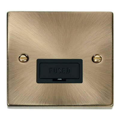 Antique Brass 13A Fused Connection Unit
