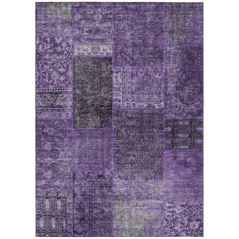 Tapis d'extérieur lavable gris anthracite 3 pi x 5 pi
