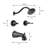 Oakmont Faucet Tub & Shower with Valve-11169340