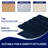 Faddis Soft Striped Rectangle Absorbent Non-Slip Bath Rug-1199170143-1199170138