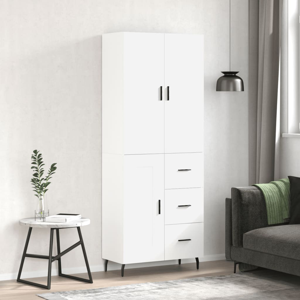 Vidaxl Highboard 69.5X34x180 Cm Engineered Wood 89