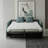 Mirabelle Italian 80" Modern Stain and Abrasion Resistant Performance Fabric Round Arm Queen Size Sleeper Sofa Bed-116159818