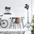 Stylish Decorative Metal Wall Accessory, Black, 20.5 x 22.8 inches | 100% Metal Construction, Thickness: 0.05 inches | Perfect for Home Decor, Unique Design to Enhance Any Living Space