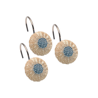 Crochets de rideau de douche Todd