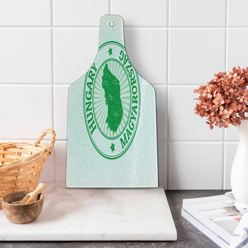 Planche à découper en verre trempé Ambesonne