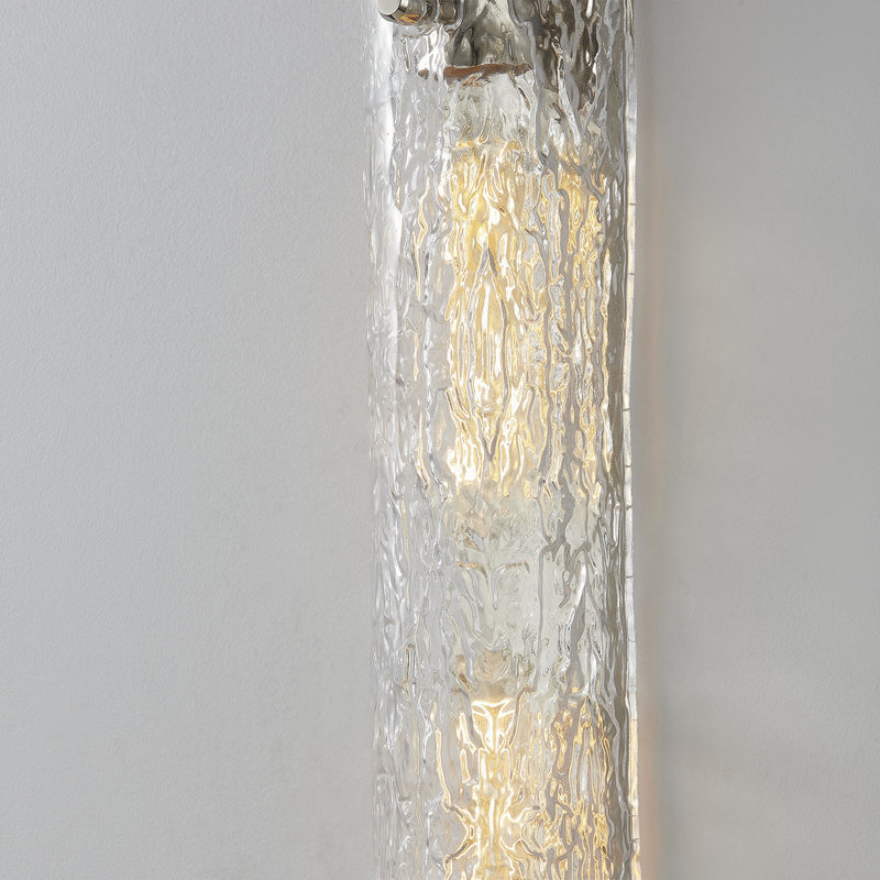 Applique murale 2 lumières Harwich, Nickel poli