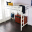Salina Steel Twin Loft Bed-22364105