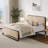 Queen Beige Linen Arnasia Bed-750598720-785825431
