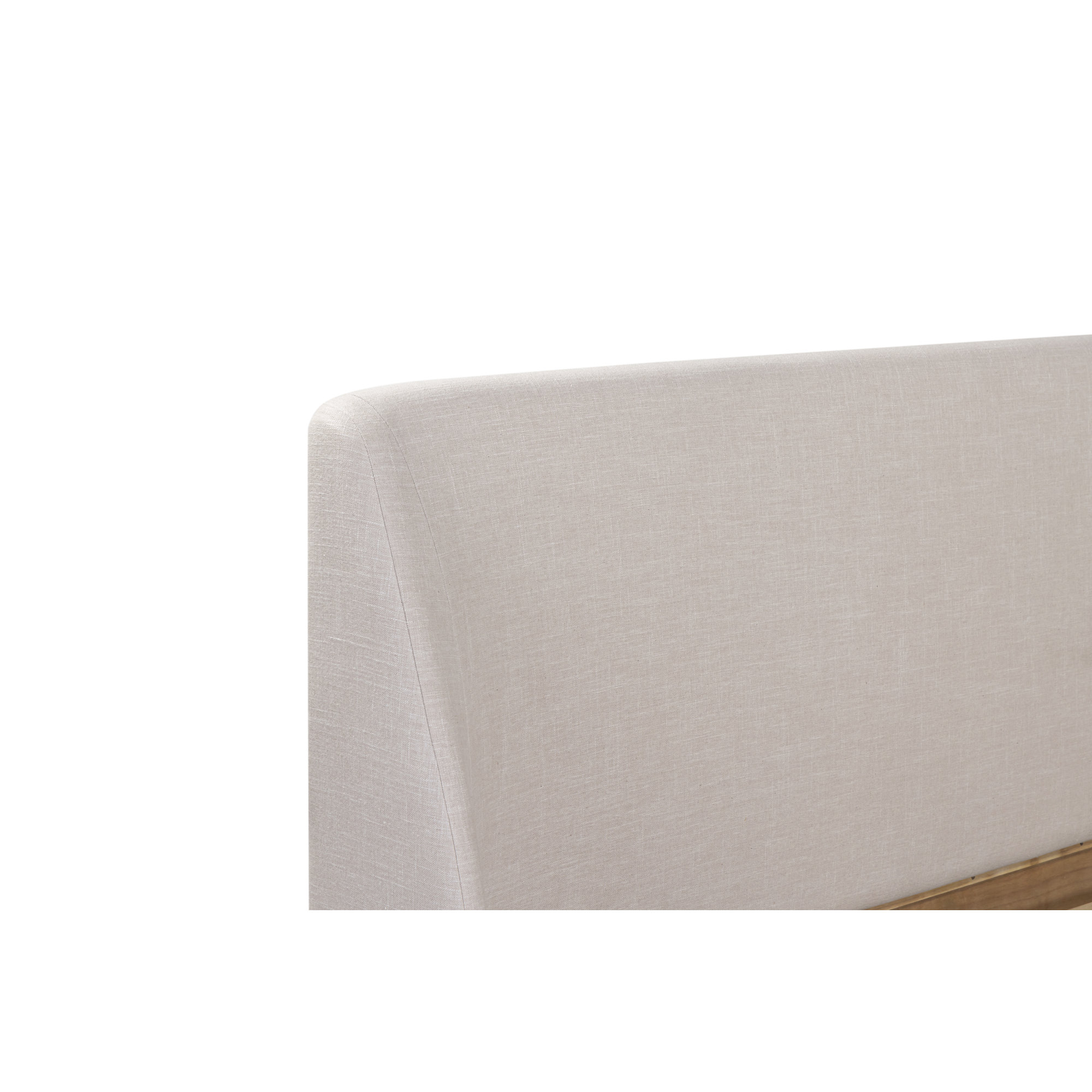 Cloey Upholstered Bed, Taupe, Queen