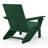 Modern Poly Adirondack Chair With Ottoman (Set Of 2)-135141804