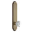 Grandeur Arc Tall Plate Privacy with Chambord Crystal Door Knob-1876610341-1876610343-1820541656
