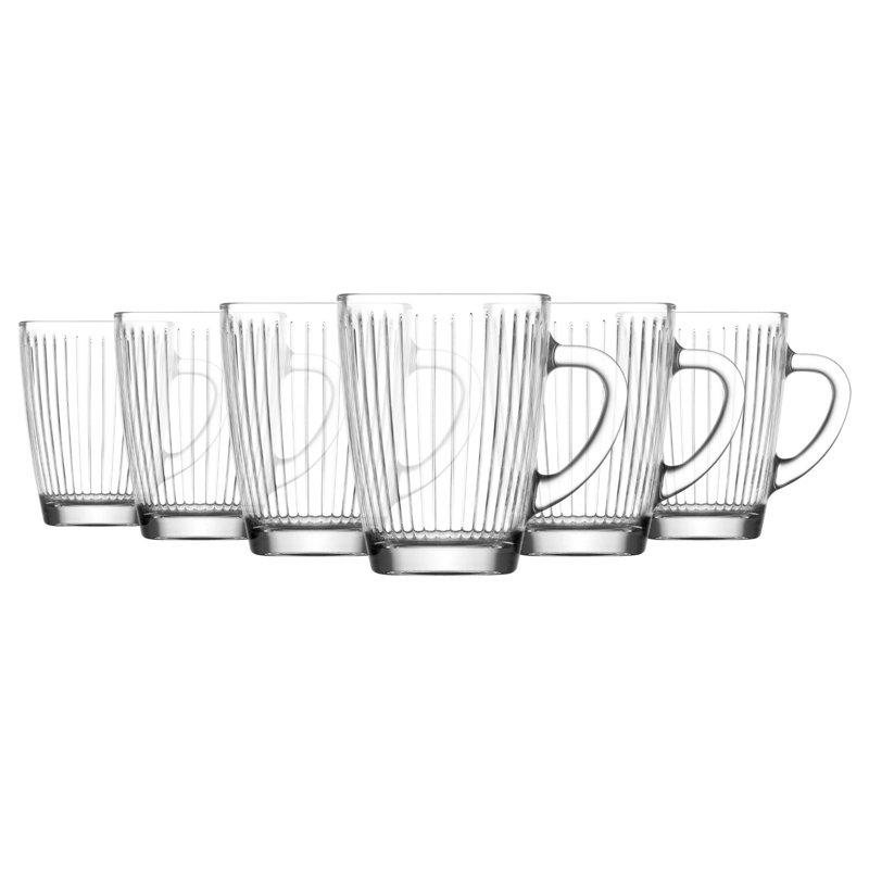 Glass Coffee Mug, 250, 6