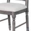 Cream And Weathered Grey Open Back Side Chairs (Set Of 2)