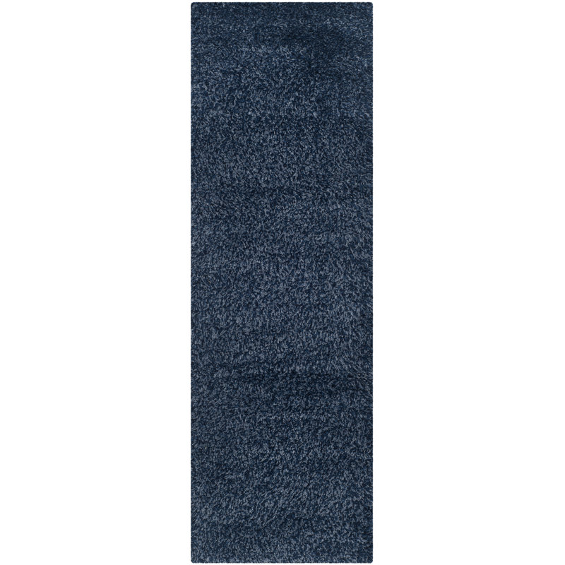 Assar Area Rug, Runner 2'3" x 9', Navy