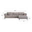 Canapé modulaire 2 pièces Abdur Upholstery