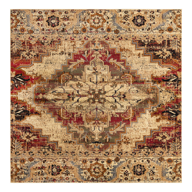 Alameda Oriental Indoor Rug, Square 7'10"
