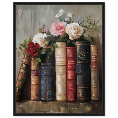 Bibliothèque Bouquet I, toile Glam Farmhouse Art par Art Remedy
