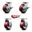 Poly sur roulettes en aluminium