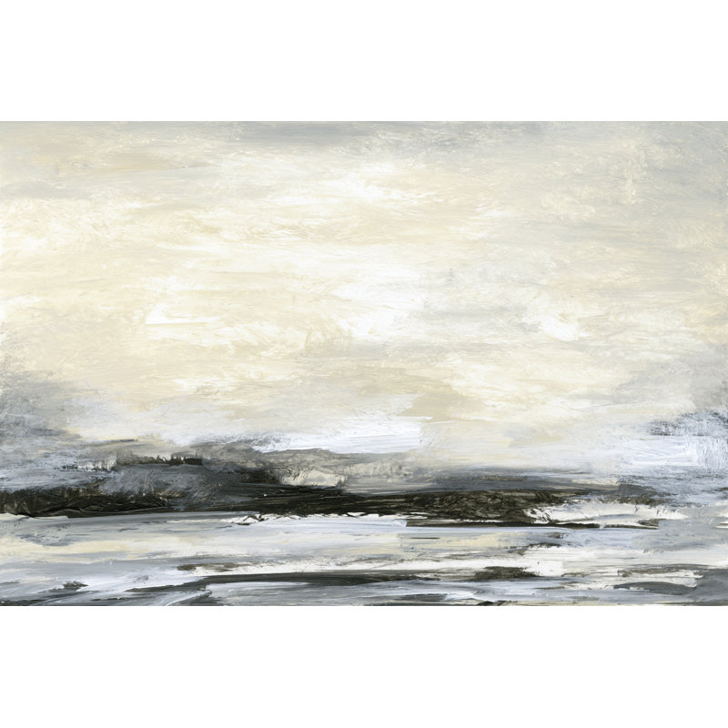 "Nouvelle perspective III" par Sharon Gordon - reproduction d'art sur toile tendue, H 12 po x l 18 po