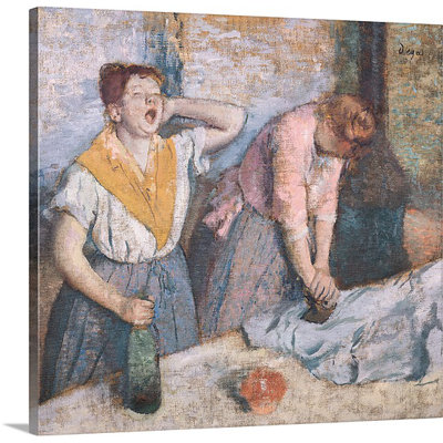 « the laundresses, c. 1884 by-textuel », reproduction d’art Edgar Degas