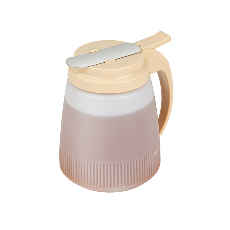 Distributeur de sirop tout usage 32 oz., Beige / Blanc, H 5,65 po x l 4,55 po x P 5,46 po