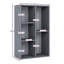 Cube Storage Unit With Open Shelving Modern Multi-Purpose Storage Organiser for Living Room Bedroom & Office-780244323-780244327