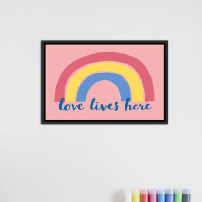 «Love Lives Here» par Nancy Mckenzie - reproduction d'art