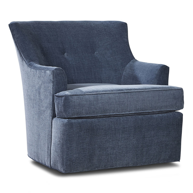 Norris Swivel Armchair, Asphalt