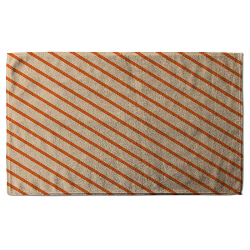 Cotton Stripe Waffle Tea Towel Kitchen Towel
