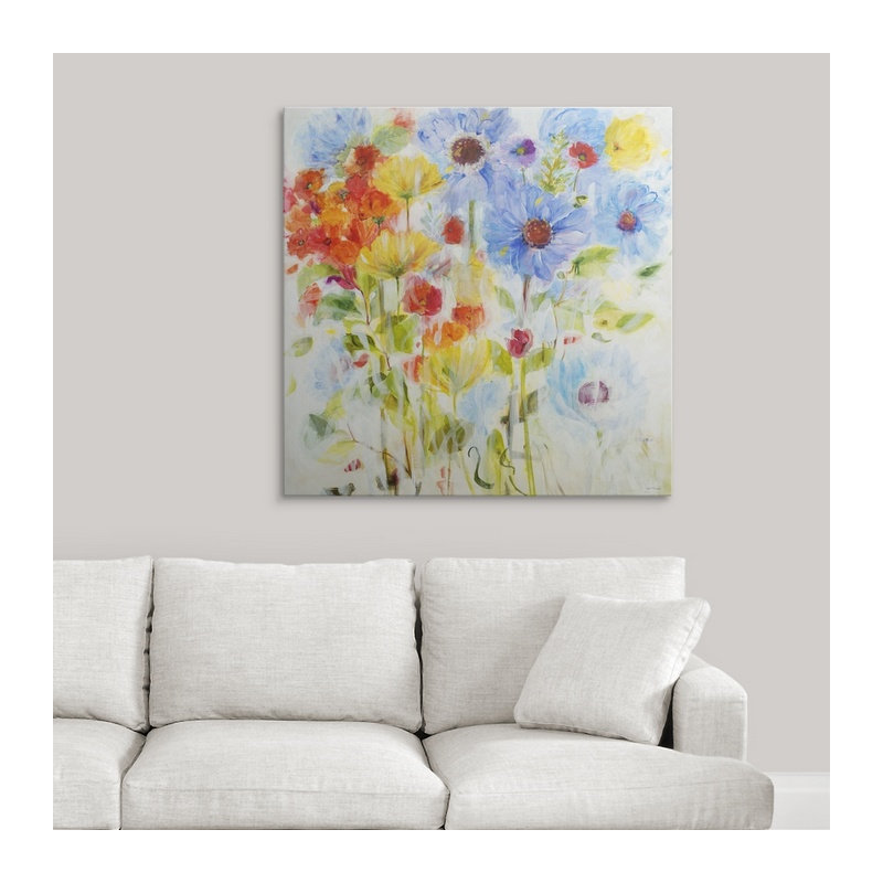 Darleston " Expectation " by Jill Martin, 35" H x 35" W x 1.5" D, Canvas