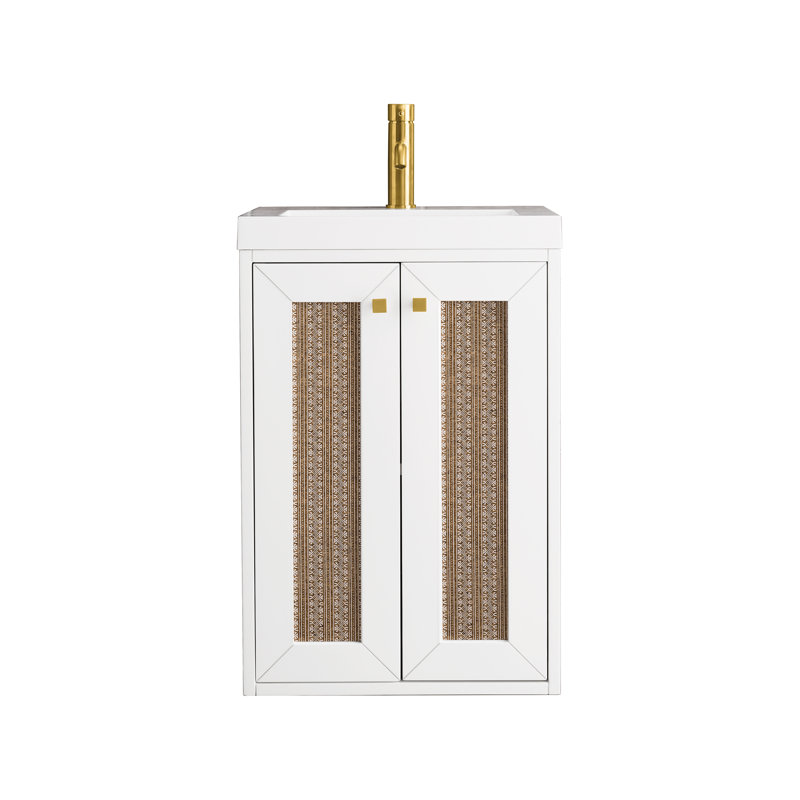 Chianti 20'' W Single Vanity, Glossy White