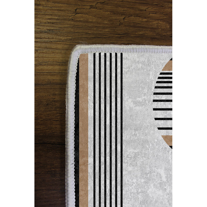 Stylish Hall Carpet, 39.4 x 59.1 inches | 100% Polyester, 650 g/m², 0.16 in Pile Height | Antibacterial, Eco-Friendly, Non-Slip PVC Dot Underside | Machine Washable, Perfect for Modern Entryways & Living Spaces