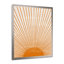 Soleil, art mural sur toile, impression graphique minimaliste orange - Orange Sun Print III-59706911-115844699-116161341