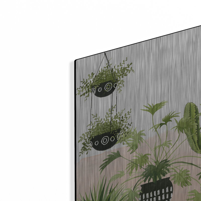 "Oasis d'intérieur I" par Grace Popp, H 24 po x l 24 po