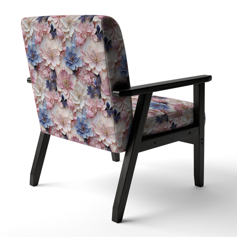 Chaise à accoudoirs rembourrée Cottage