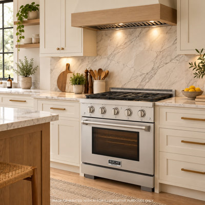 30 in. 4.2 cu. ft. Natural Gas Range and Convection Oven in Light Blue with True Simmer Burners