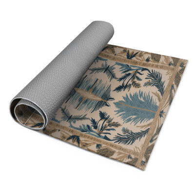 Tapis intérieur et extérieur gris Nature