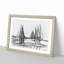 Boats in Majorca in Abstract - Picture Frame Drawing Print-55679168-55679171