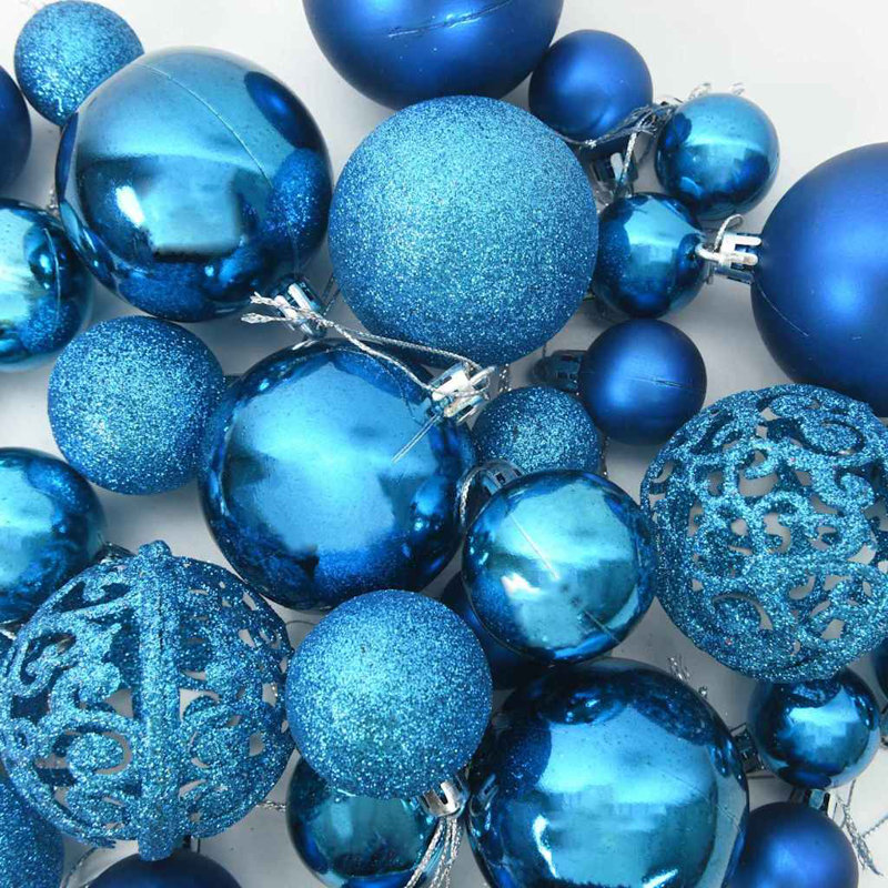 4.92' H Lighted Artificial Christmas Tree, Blue