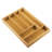 Bamboo Rect 6-Sectional Cutlery Tray
