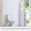 Armoire d'entrée, armoire de rangement pour salle de bain, tour à linge autoportante avec tablette à 2 niveaux et tiroirs, rangement de plancher étroit-1660554756